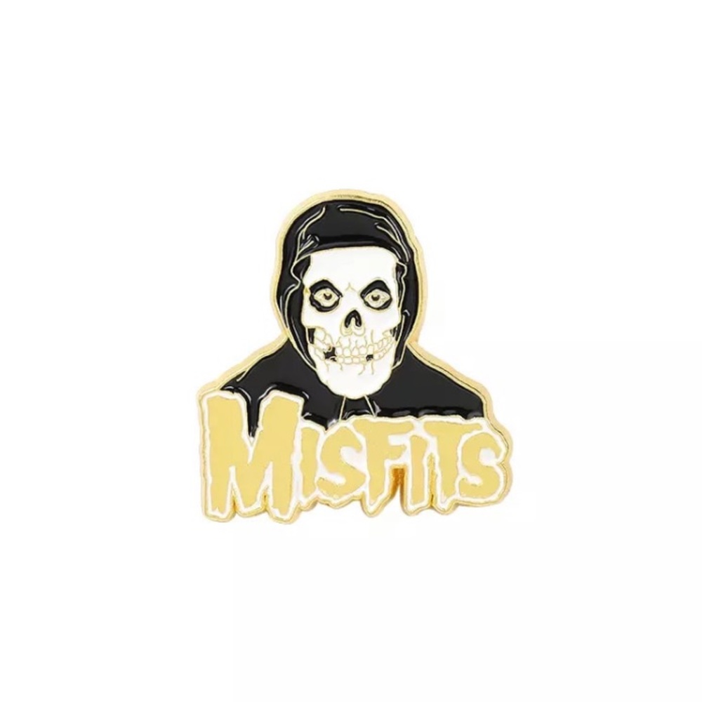 🎉 New Misfits Hooded Skeleton Pin - Picture 4 of 5